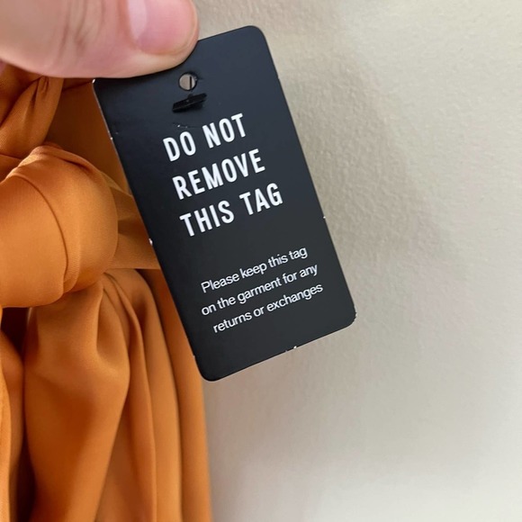 Satin Silk Belted Tie Waist Hi-Lo Maxi Dress NWT - Picture 8 of 14